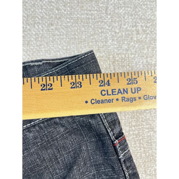 Southpole Men’s 48 Black Wide-Leg Baggy Denim Jeans Streetwear Y2K Hip Hop Urban - Picture 5 of 11